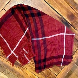 Plaid scarf from Stitch Fix